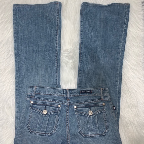 Rock & Republic size 27 bootcut jeans H08 - Picture 2 of 6